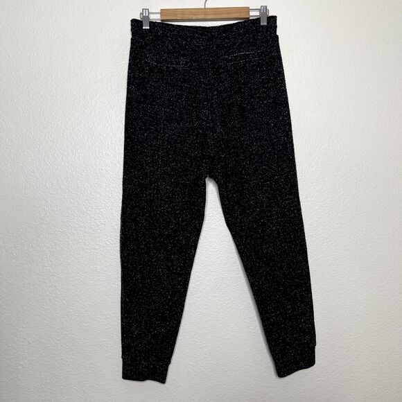 T Alexander Wang Sweatpants XS Black Speckled Wool Blend Cropped Jogger Casual - Picture 11 of 11